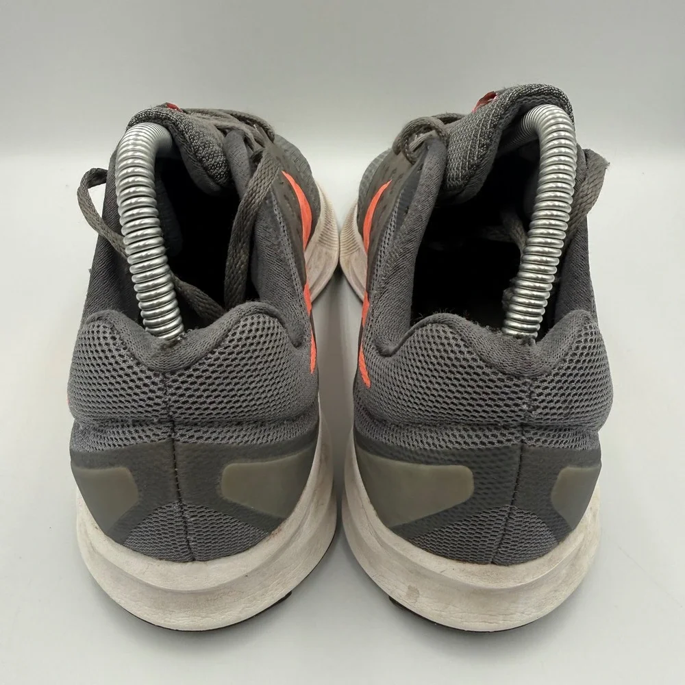 Nike Downshifter 7 Womens Size 8 Running Shoes 881585-001 Grey Orange
